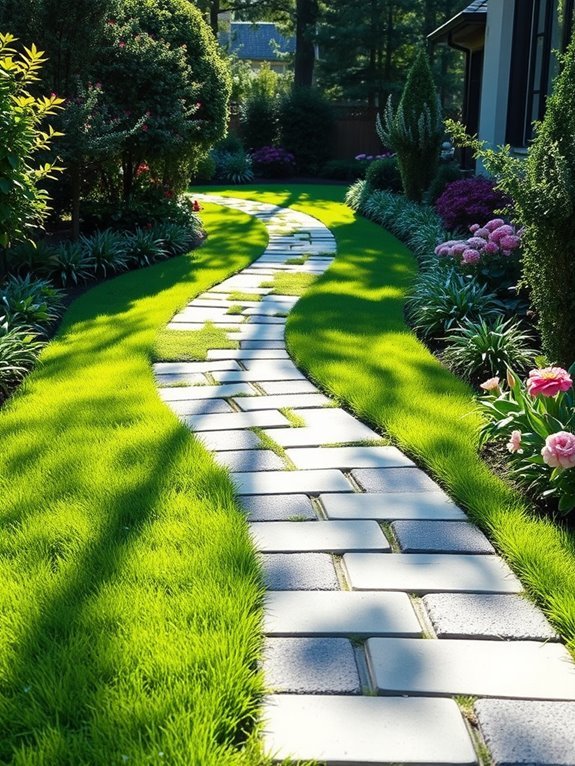 graceful outdoor walkways design