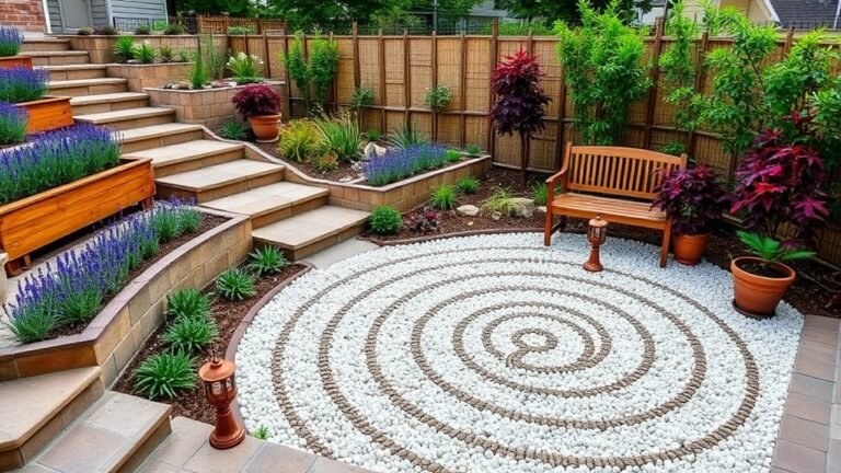 grass free backyard design ideas