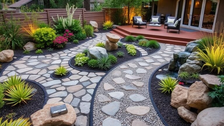 grass free backyard landscaping ideas