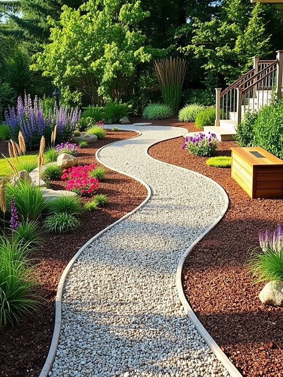 gravel pathways for landscaping