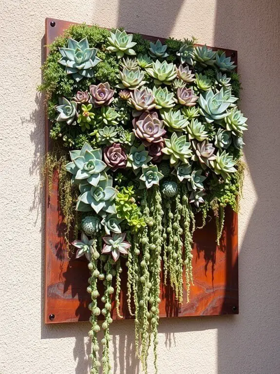 green wall plantings thrive