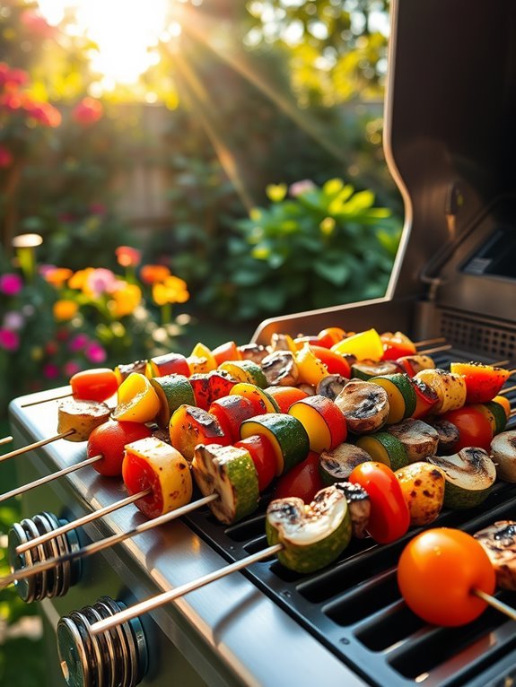 grilled vegetable skewers recipe