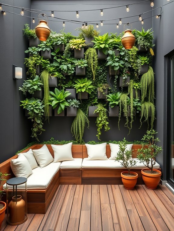 growing plants on walls