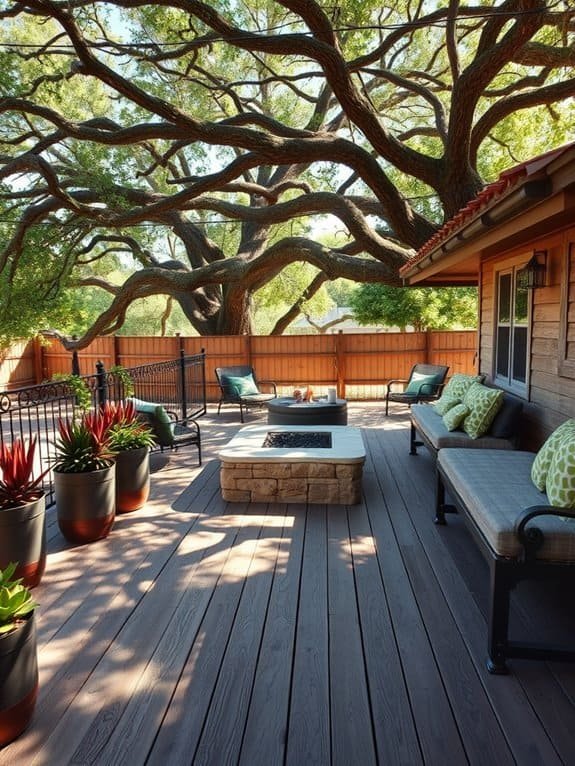 handcrafted timber outdoor space