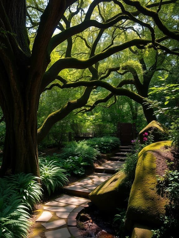 hidden lush paradise oasis