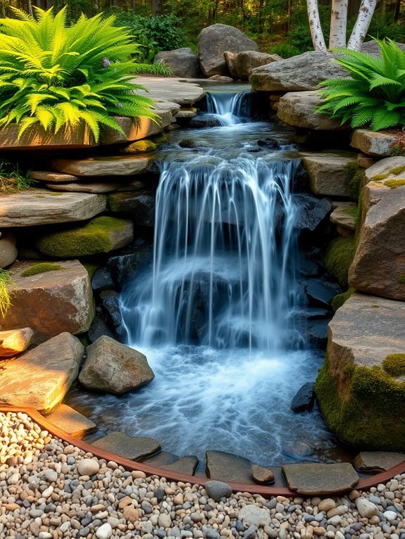 hidden tranquil water feature