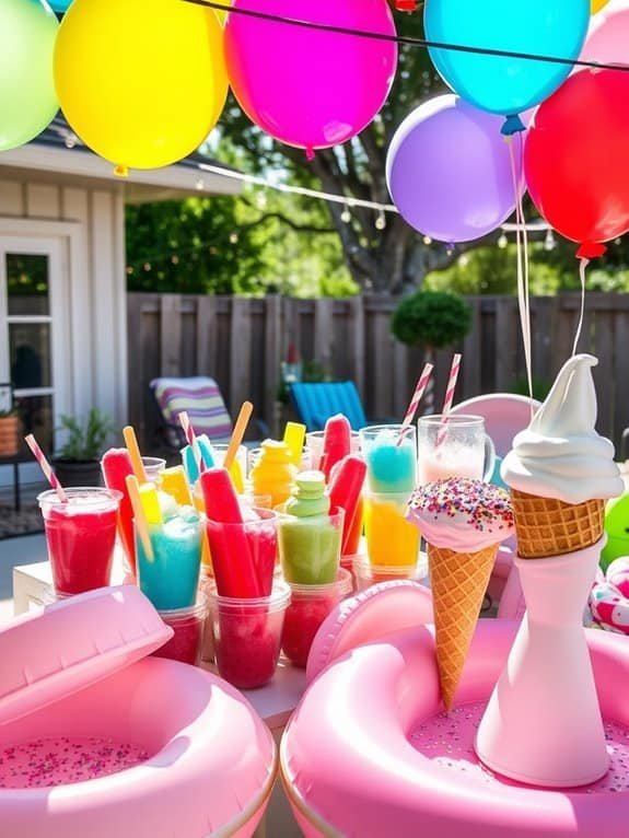 ice cream and desserts