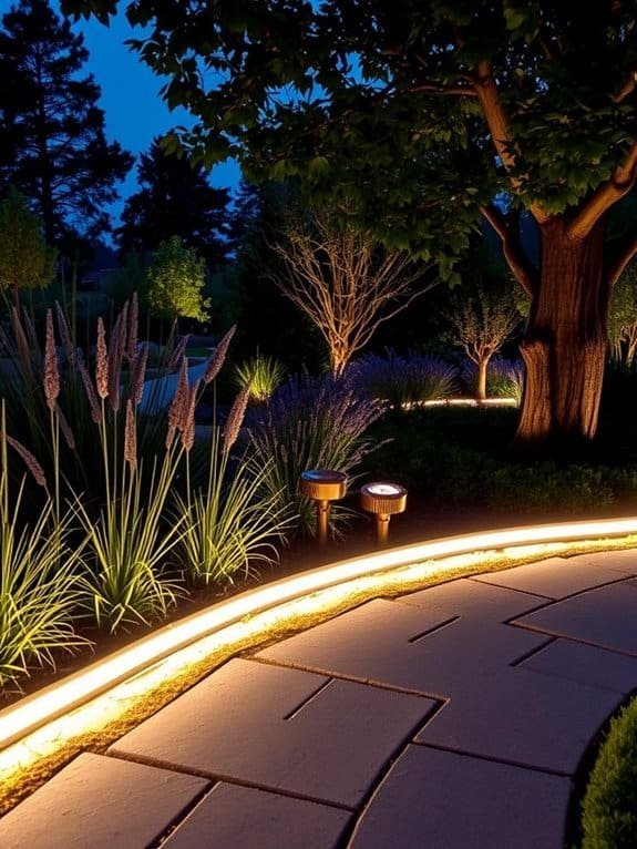 illuminated landscape edging solution