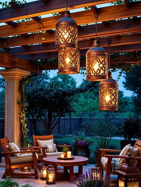 illuminated outdoor decorative lights