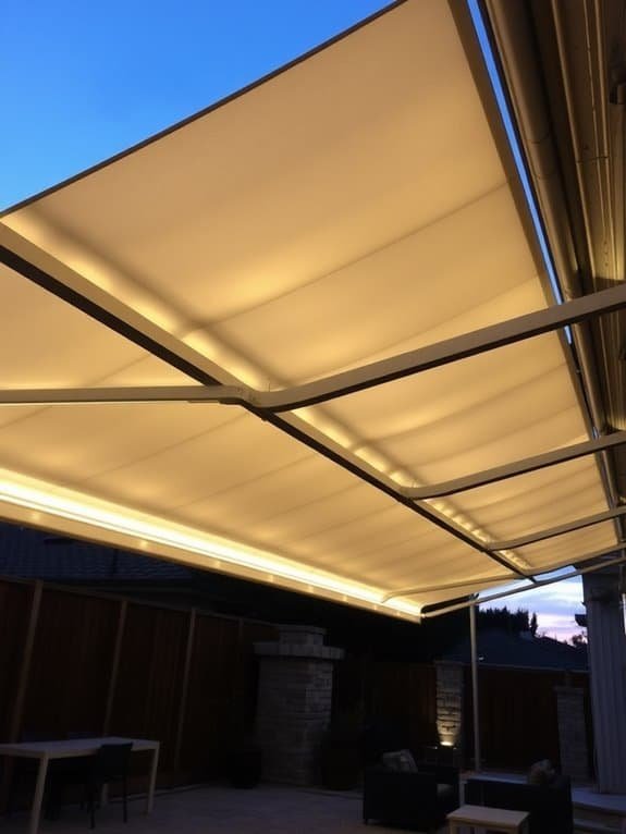 illuminated outdoor shade solution