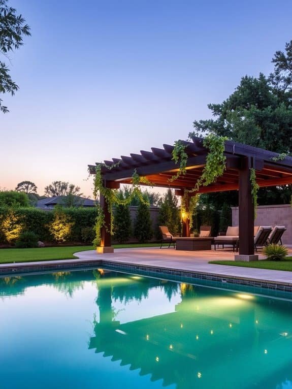 illuminated outdoor structure design