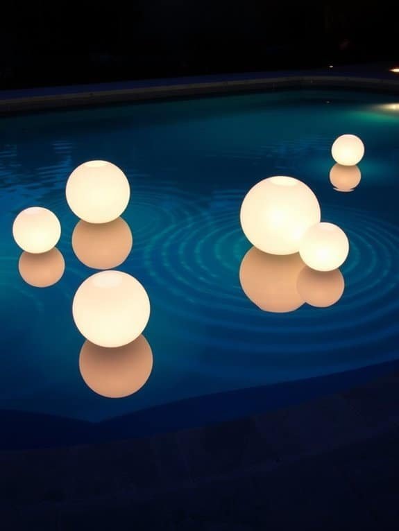 illuminated water decorations