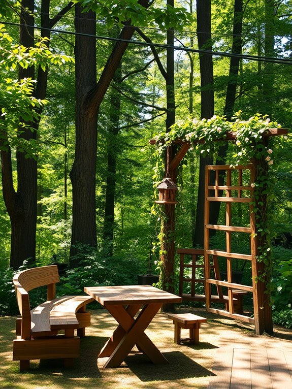 incorporate wooden decorative elements