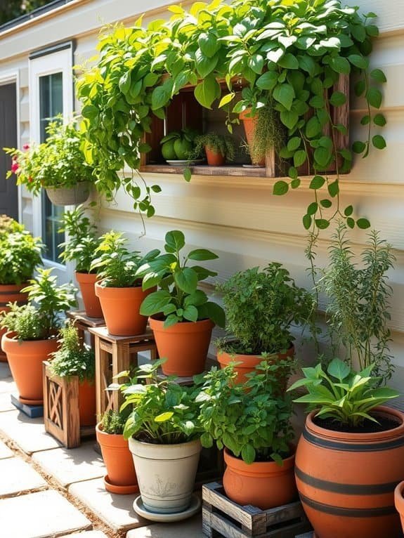 indoor gardening with herbs