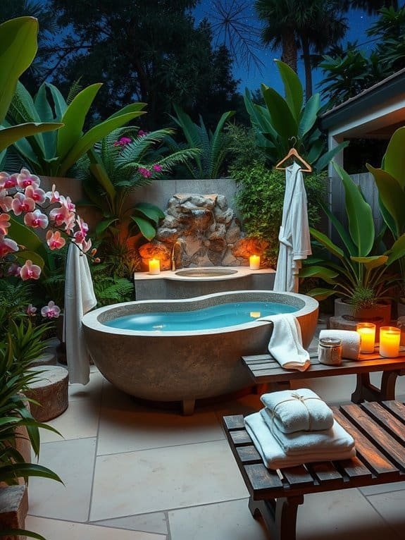 indulgent relaxation and tranquility
