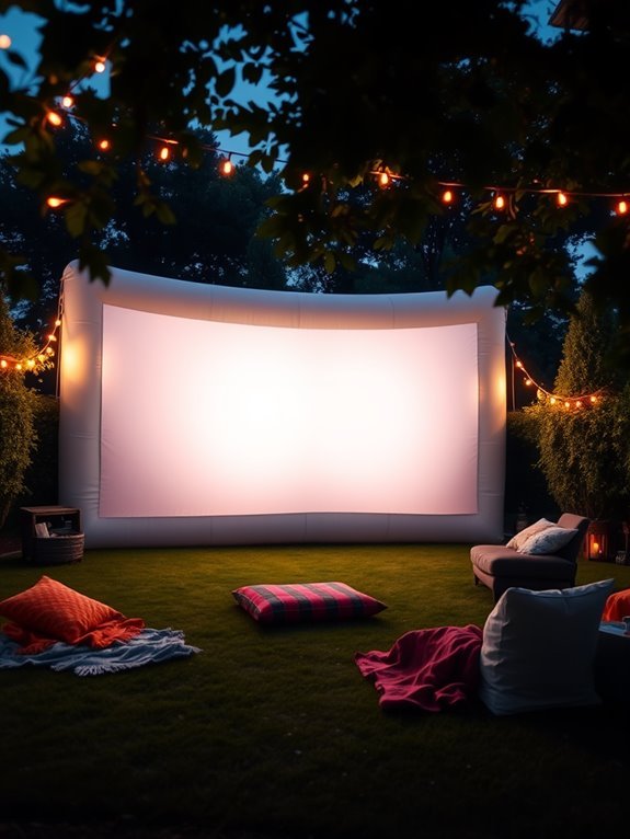 inflatable movie screen choices