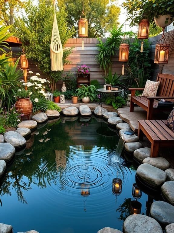 install a tranquil fountain