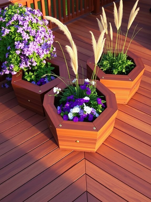 integrated gardening containers design