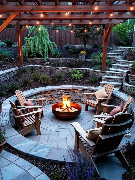 inviting outdoor gathering space