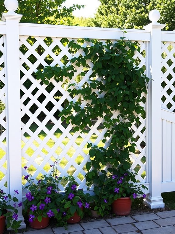 lattice privacy fence design