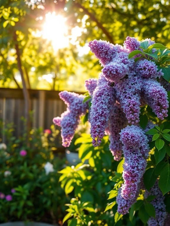 lilac blooms with fragrance