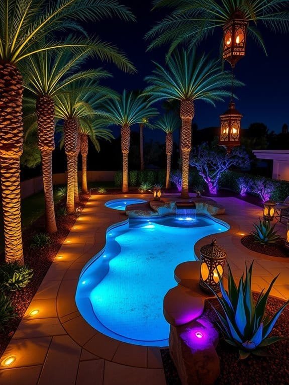 lively illumination for outdoors