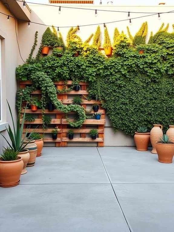 living plant wall design