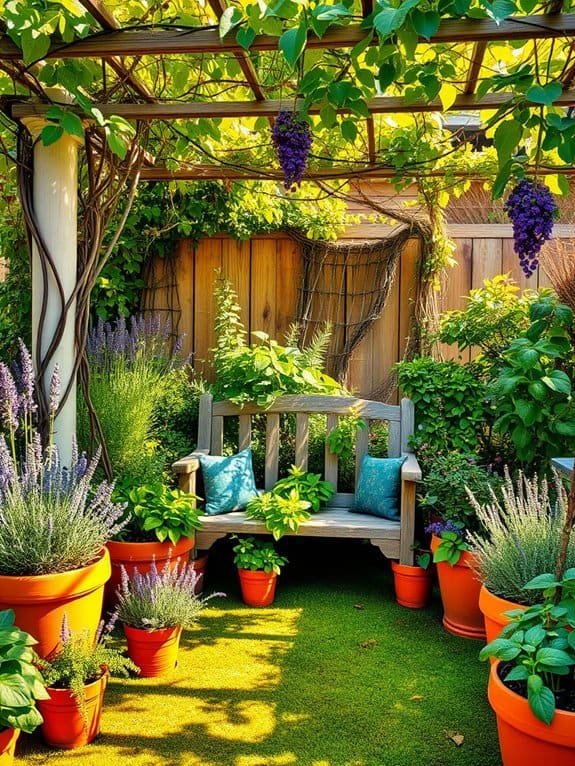 lush and colorful greenery
