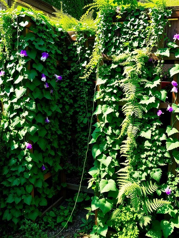 lush living wall privacy