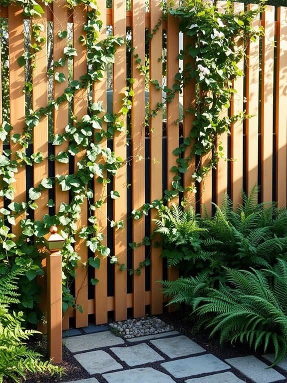 lush vegetation wall design