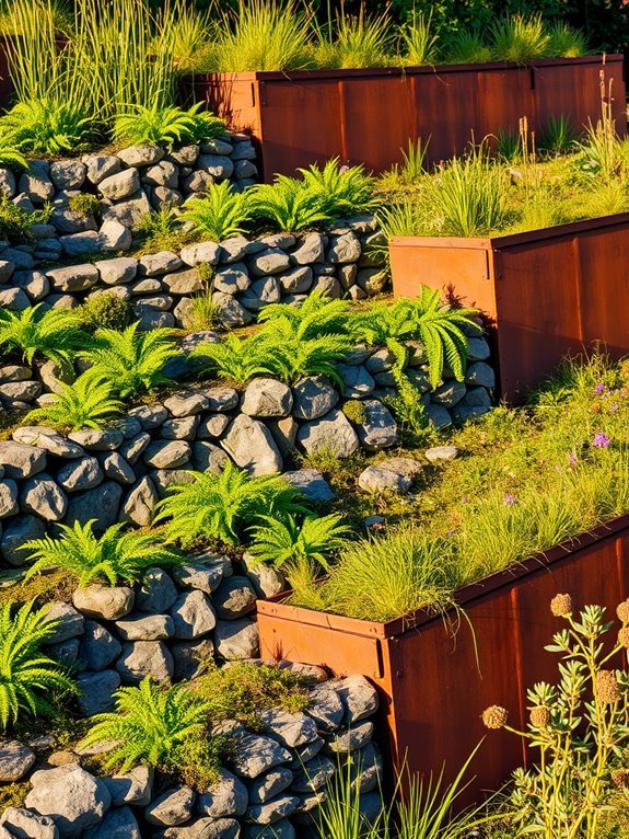 lush vertical garden design