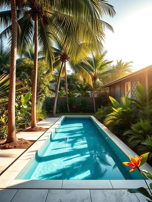lush vibrant island paradise