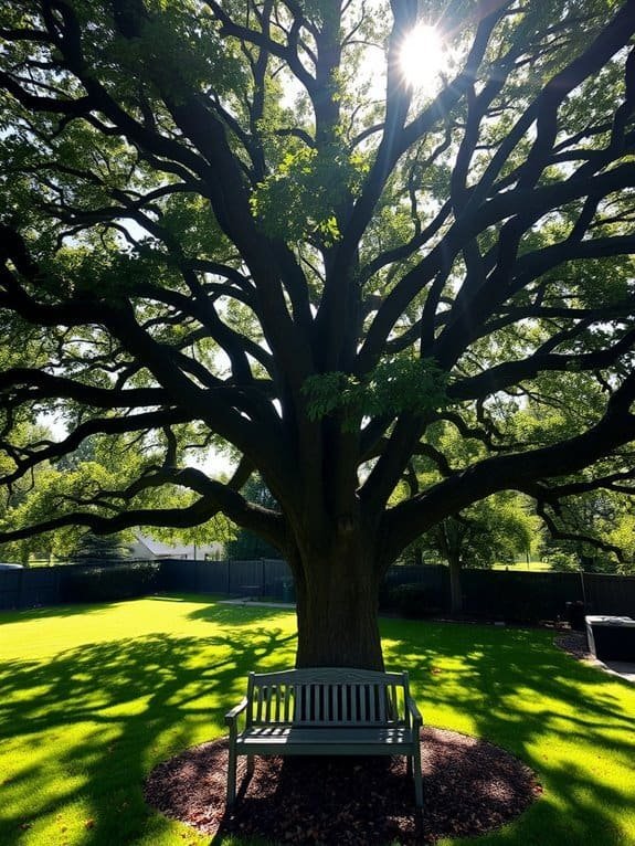 majestic deciduous hardwood tree