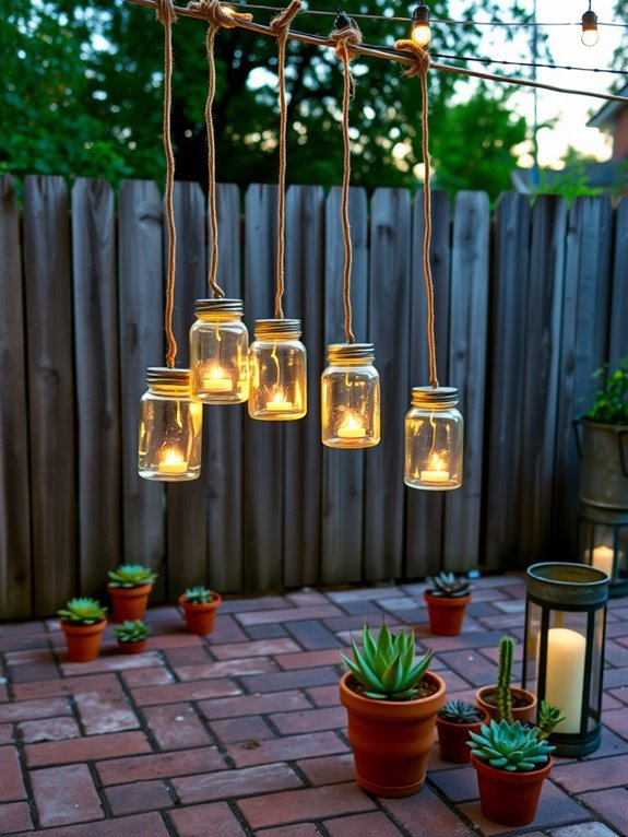 mason jar decorative lanterns