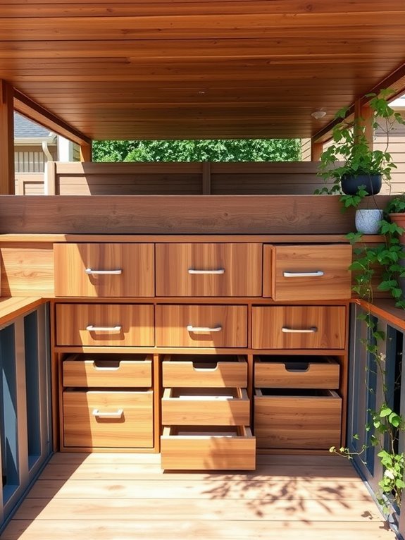 maximize under deck storage space