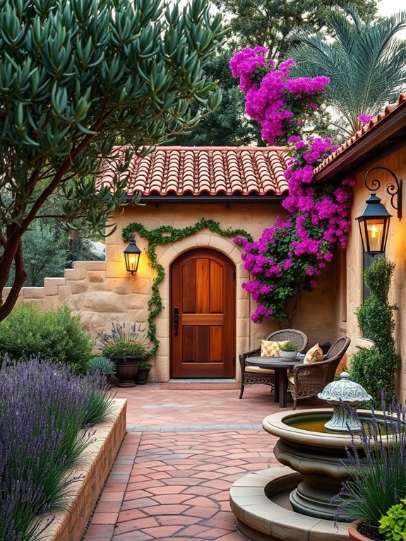 mediterranean themed tranquil retreat