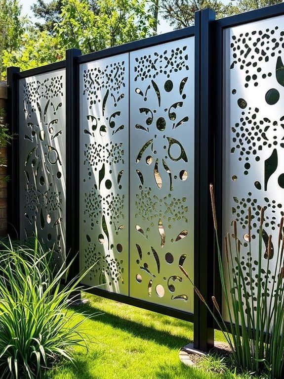 metal fencing for privacy