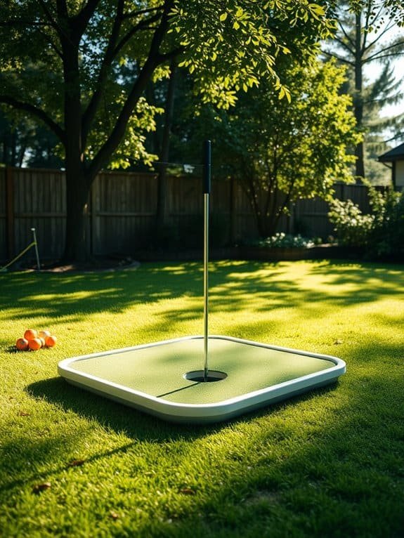mobile golf putting green