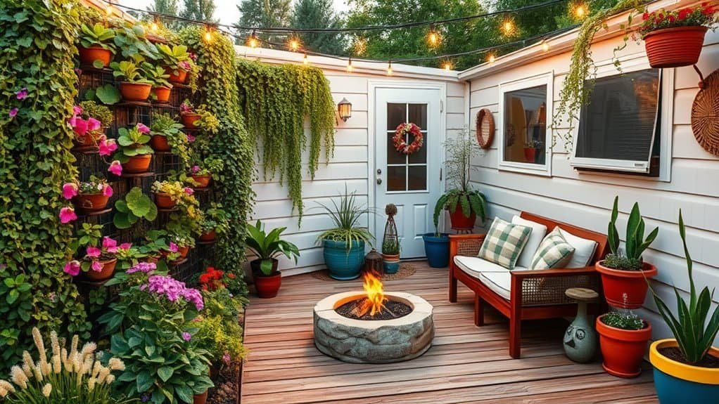 mobile home backyard designs