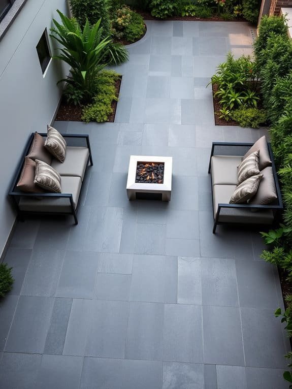 modern outdoor stone design