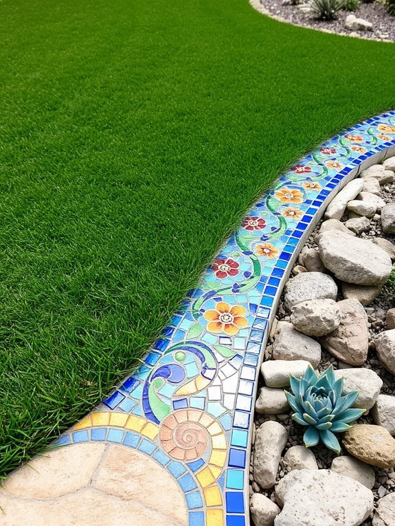 mosaic border artistic designs