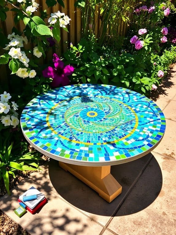 mosaic tabletop design project