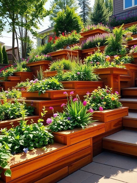 multi level gardening containers