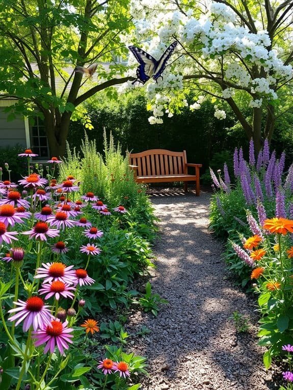 native flower garden creation