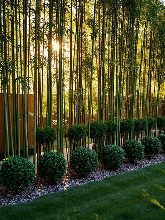 natural bamboo privacy barriers