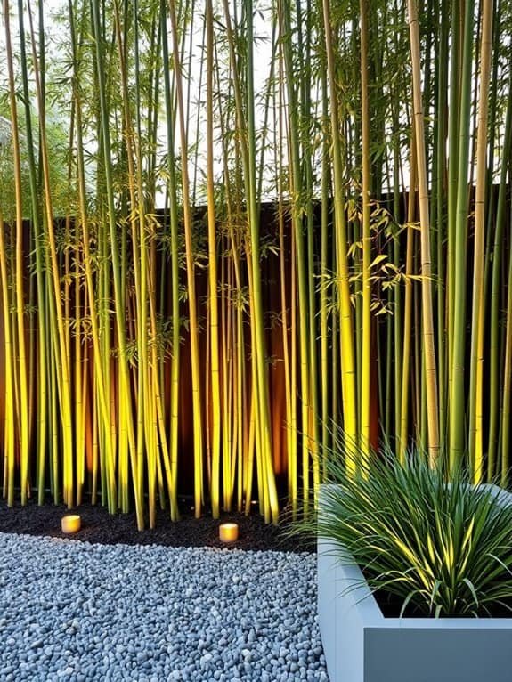 natural bamboo privacy barriers