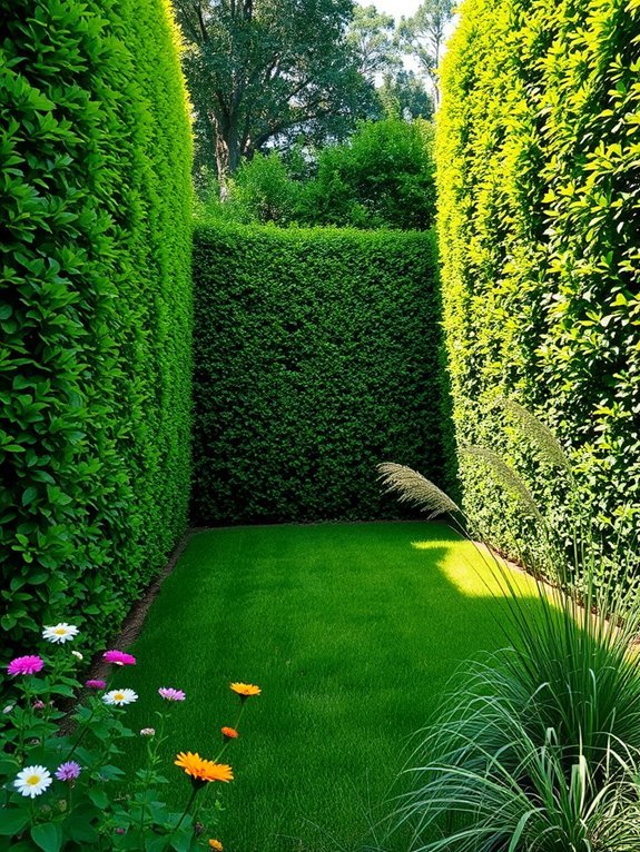 natural privacy with hedges