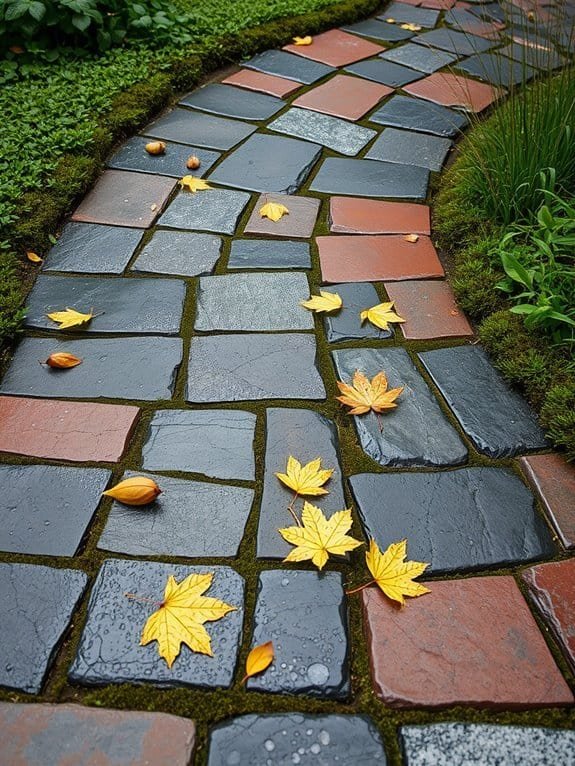 natural stone path design