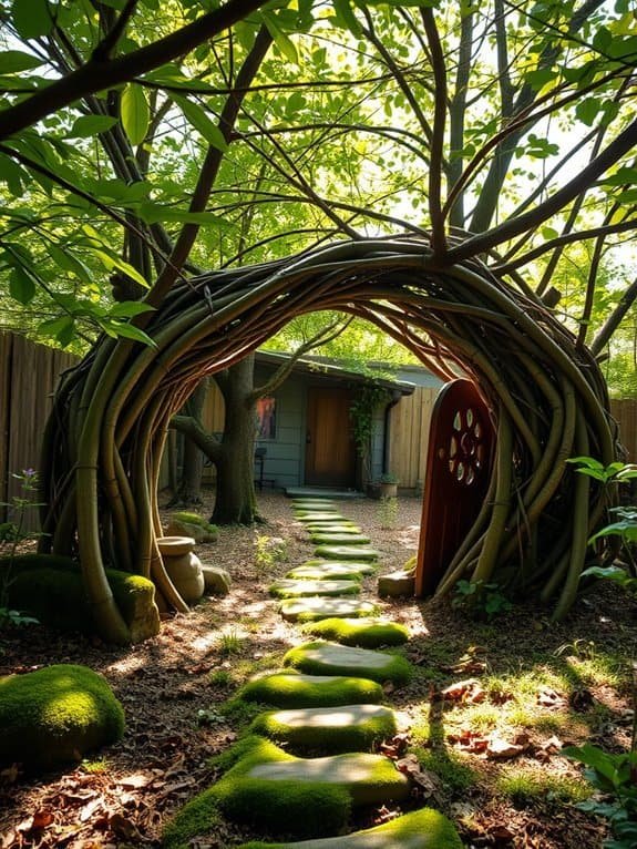 natural themed play structure