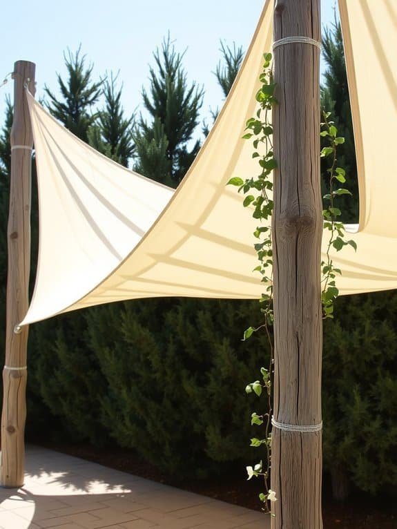 natural timber support beams
